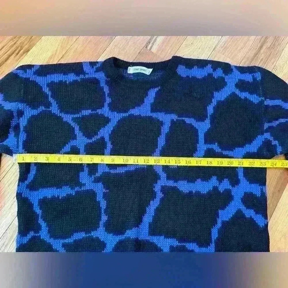 Vintage Esprit Sport Oversized 80's Sweater Women’s Size Small Black/Purple - Picture 8 of 8